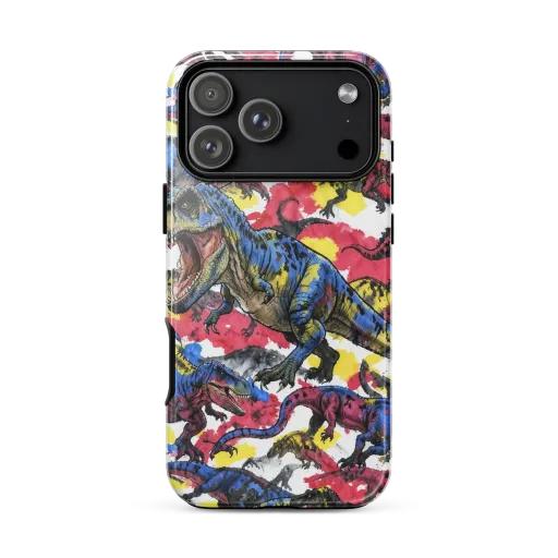 Jurassic Brushstroke on a Tough Case for iPhone®