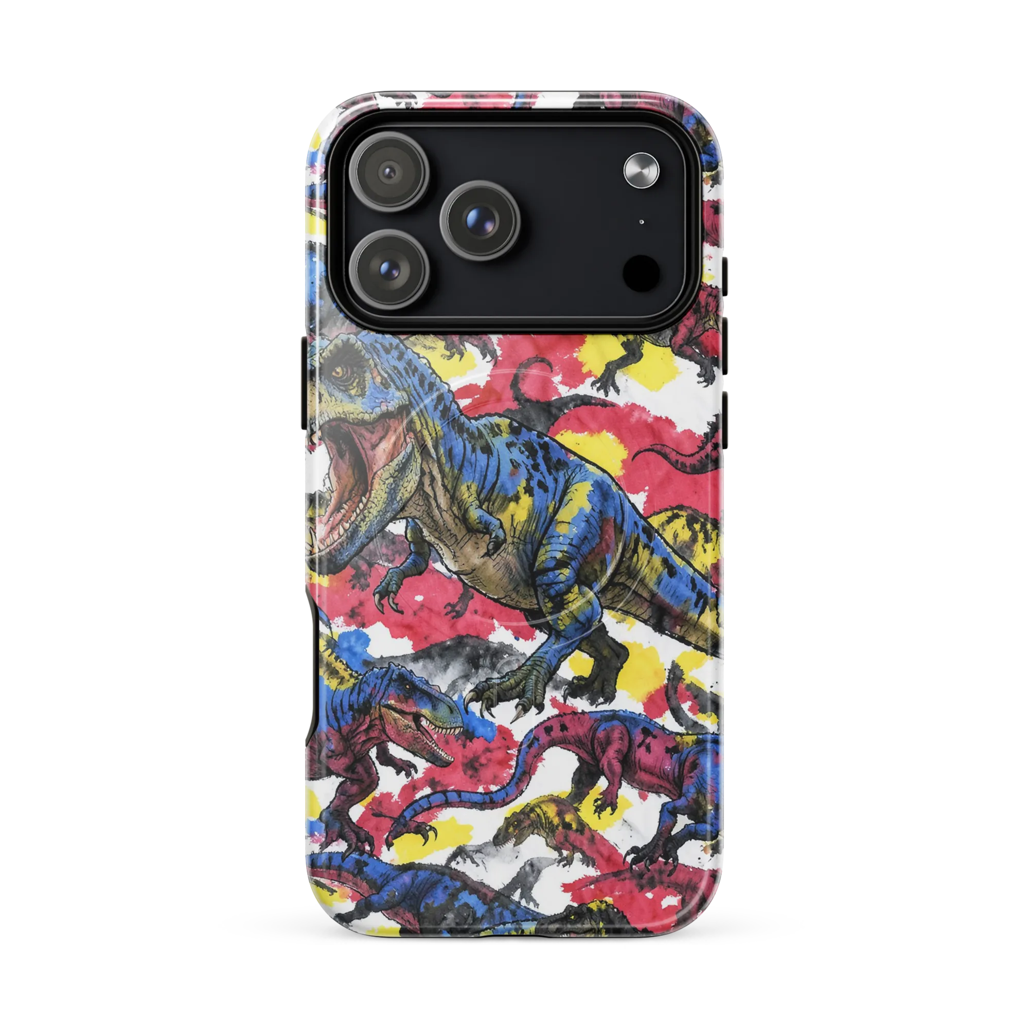 Jurassic Brushstroke on MagSafe Tough Case for iPhone® — Front