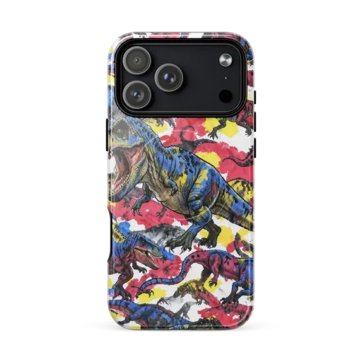 Jurassic Brushstroke on a MagSafe Tough Case for iPhone®