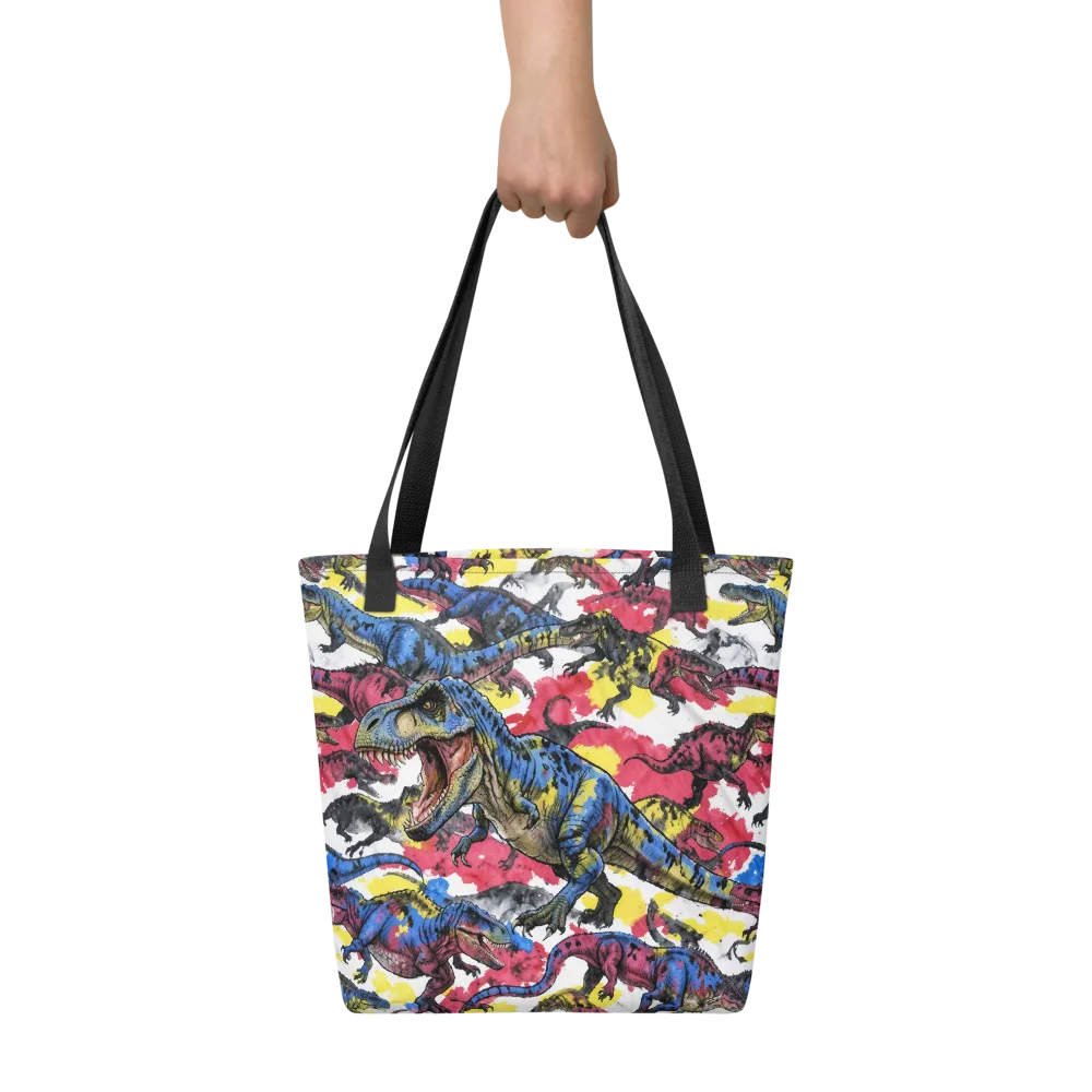 Jurassic Brushstroke on Tote Bag — Front