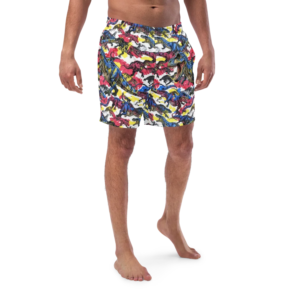 Jurassic Brushstroke on Swim Trunks — Front