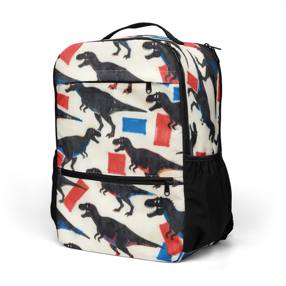Cretaceous Blocks on Utility Backpack — Left Front