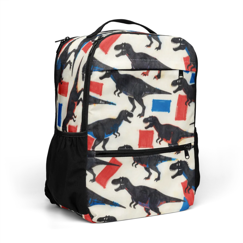 Cretaceous Blocks on Utility Backpack — Right Front