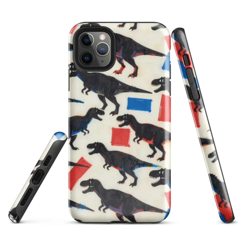Cretaceous Blocks on Tough Case for iPhone® — Front
