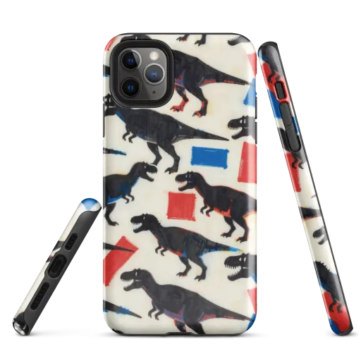 Cretaceous Blocks on a Tough Case for iPhone®