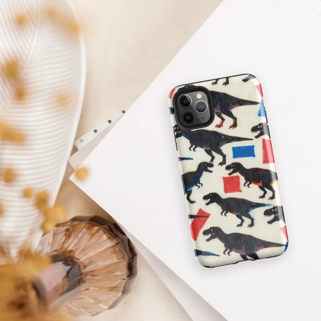 Cretaceous Blocks on Tough Case for iPhone® — Front