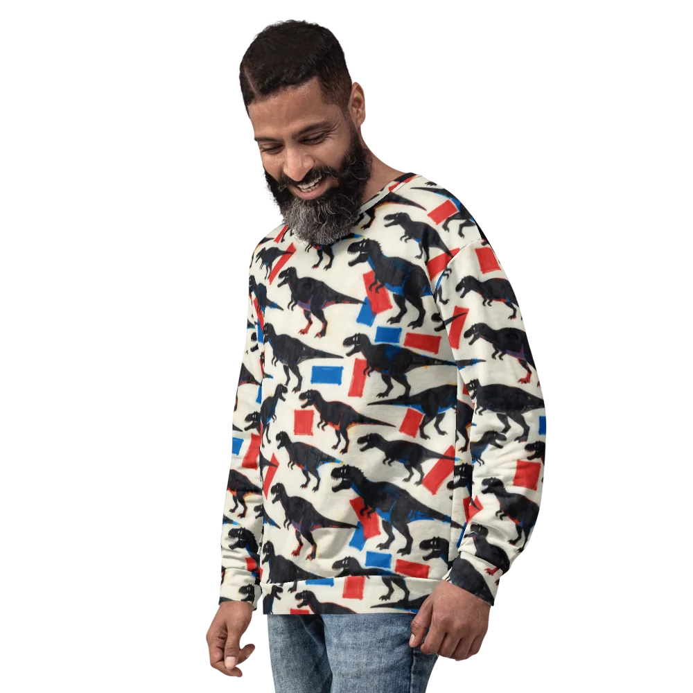 Cretaceous Blocks on Sweatshirt — Left Front
