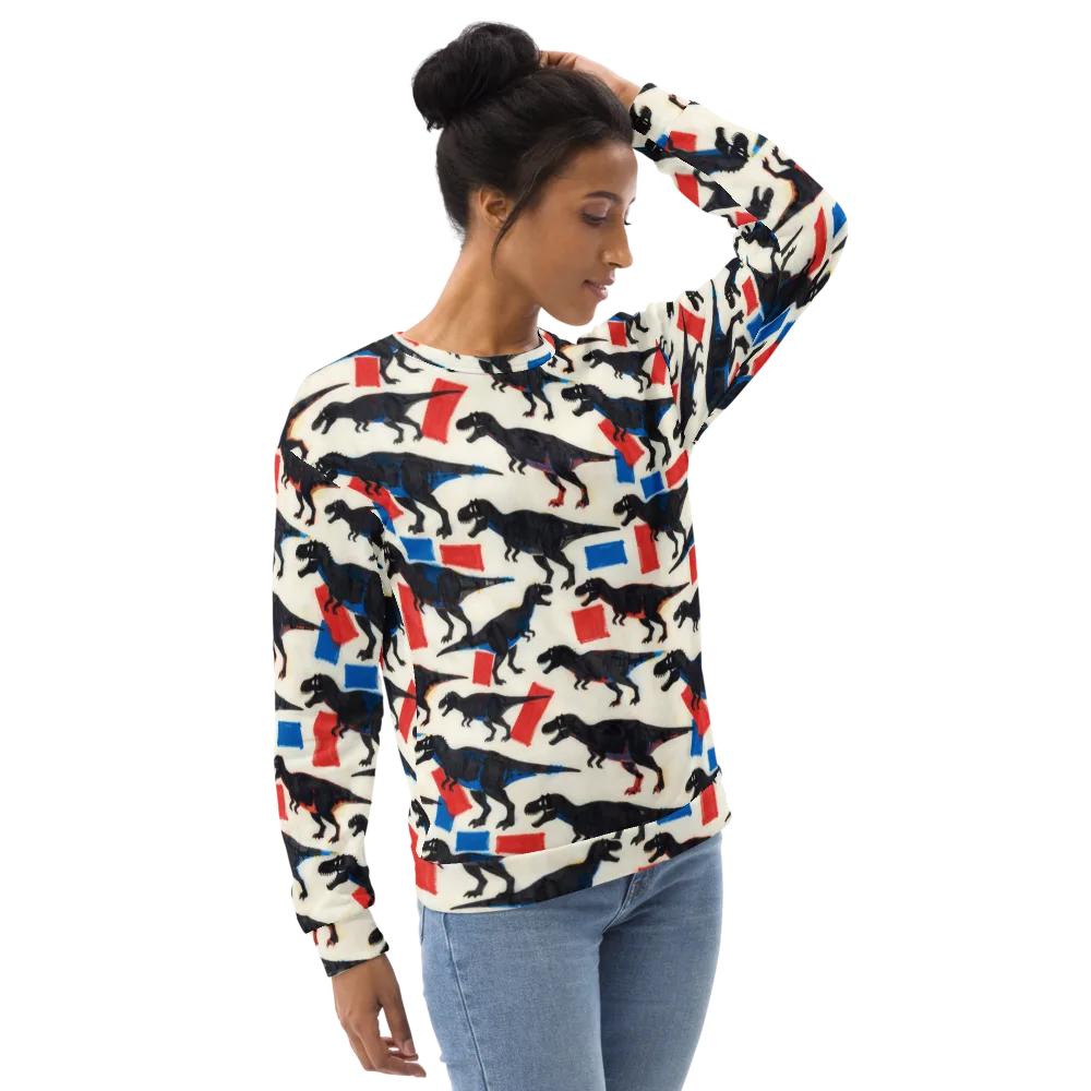 Cretaceous Blocks on Sweatshirt — Right Front