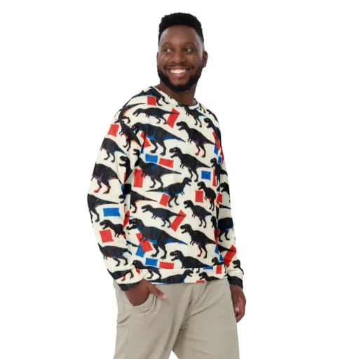 Cretaceous Blocks on a Sweatshirt