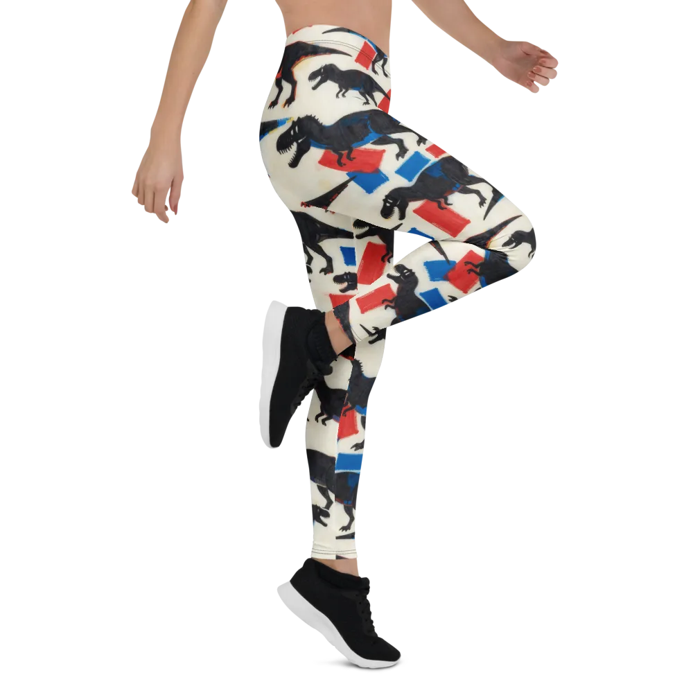 Cretaceous Blocks on Leggings — Right