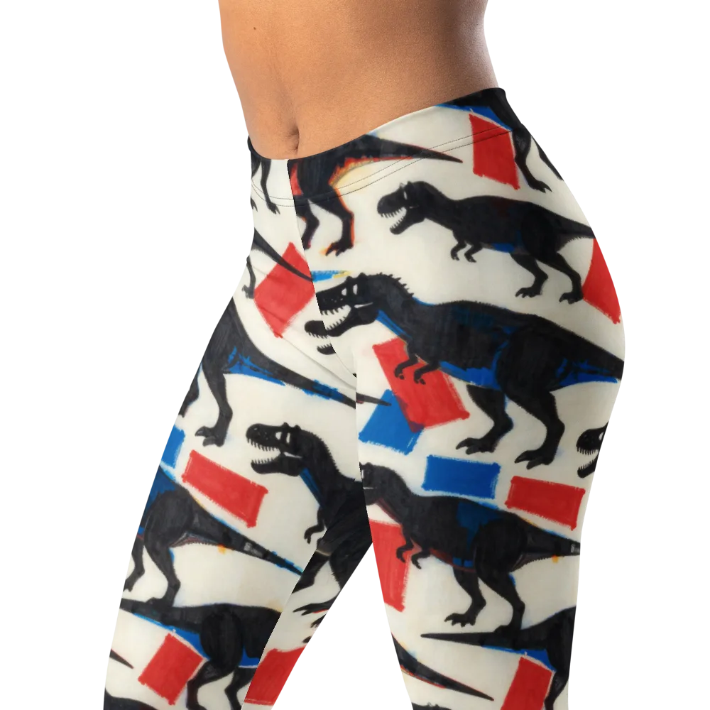 Cretaceous Blocks on Leggings — Left Front
