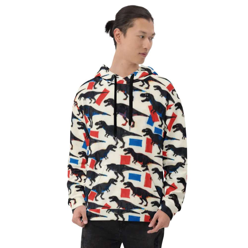 Cretaceous Blocks on Hoodie — Front