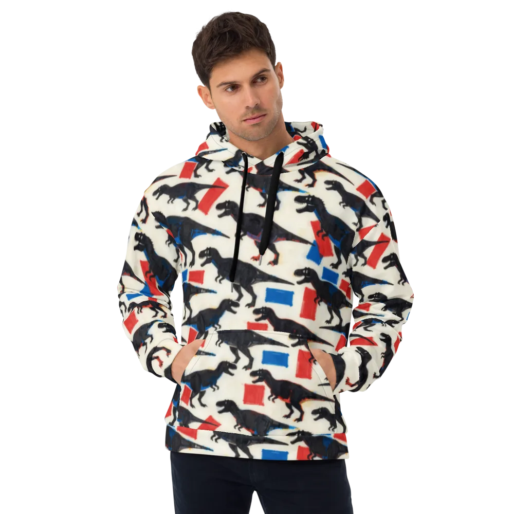 Cretaceous Blocks on Hoodie — Front