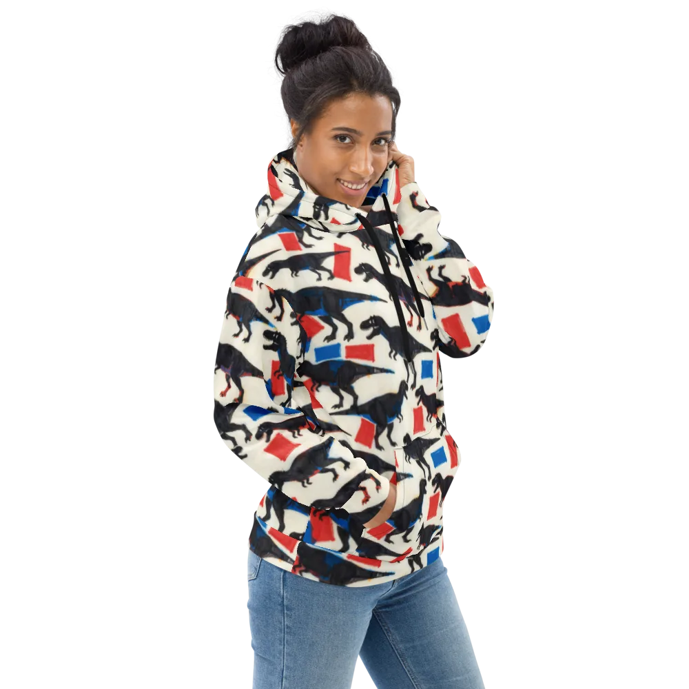 Cretaceous Blocks on Hoodie — Right