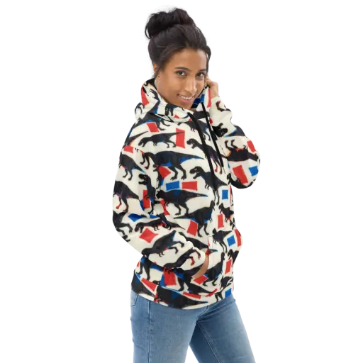 Cretaceous Blocks on a Hoodie