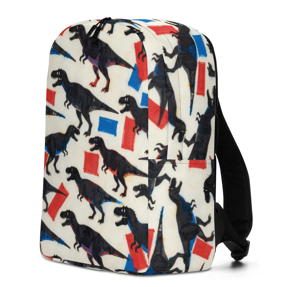 Cretaceous Blocks on Minimalist Backpack — Left
