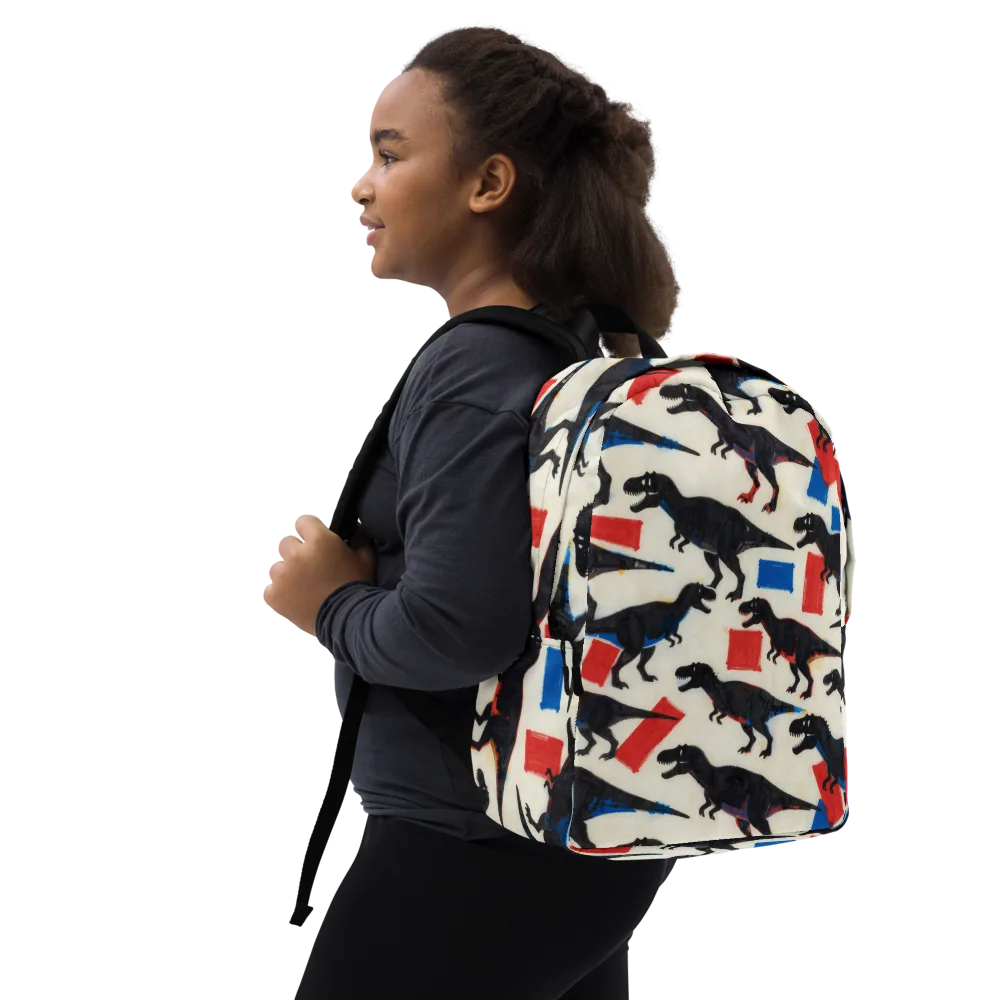 Cretaceous Blocks on Minimalist Backpack — Right Front