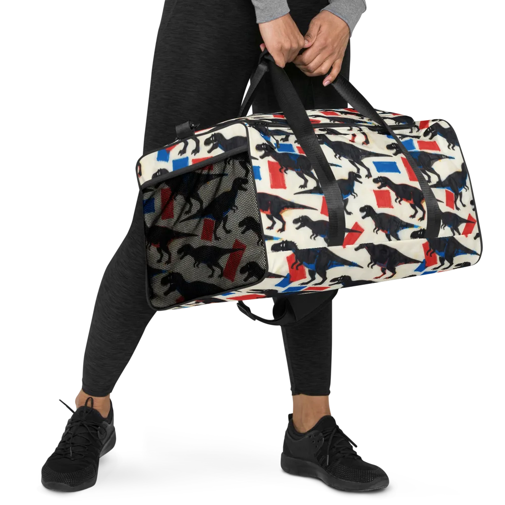 Cretaceous Blocks on Duffle Bag — Right Front