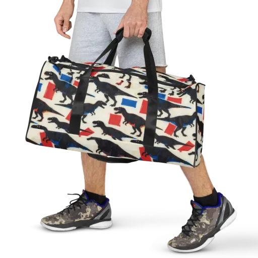 Cretaceous Blocks on a Duffle Bag