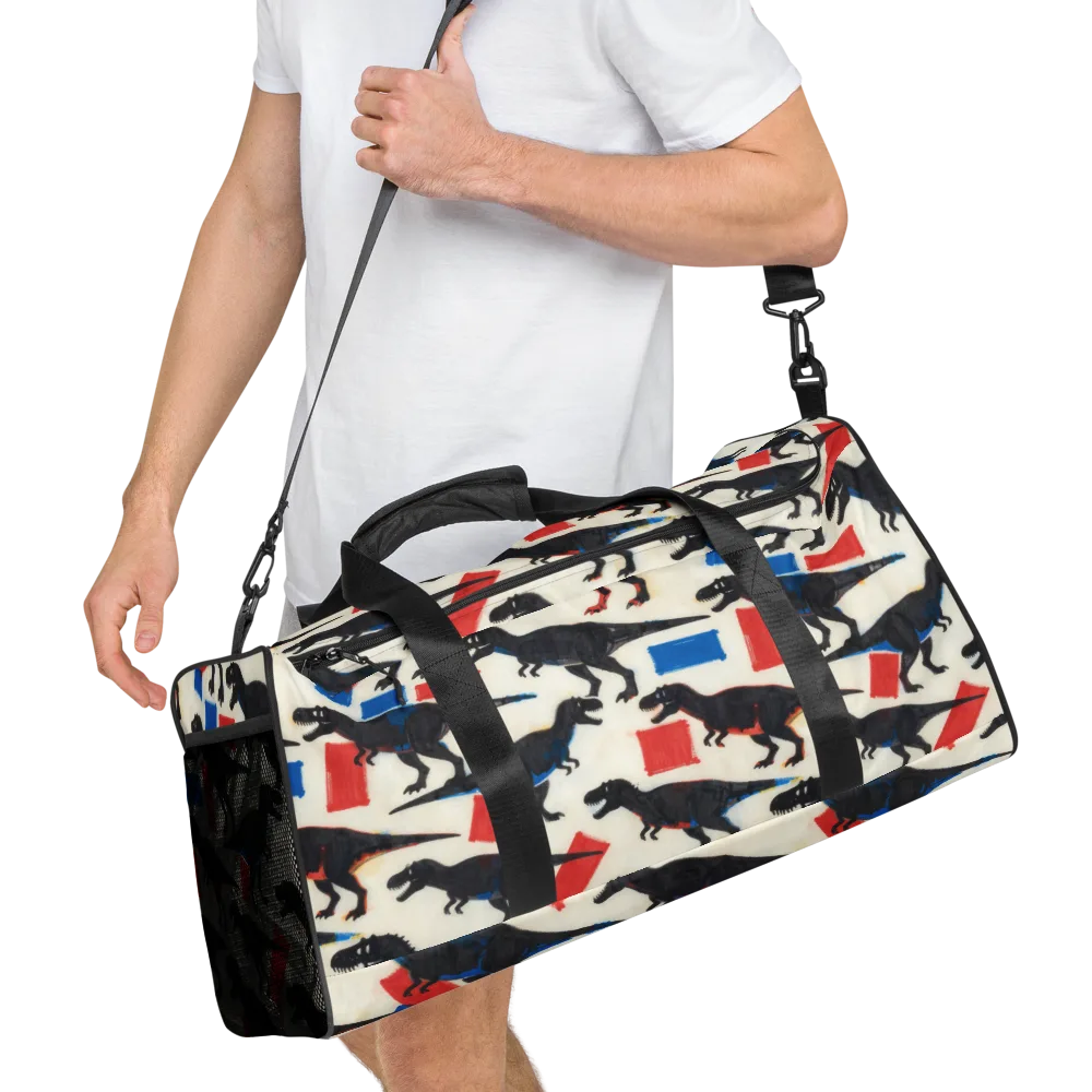 Cretaceous Blocks on Duffle Bag — Right Front