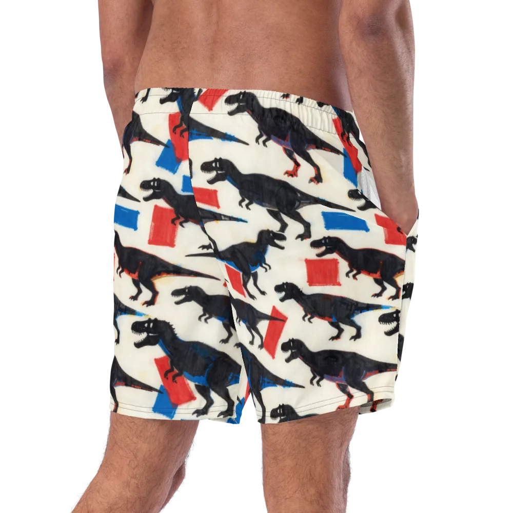 Cretaceous Blocks on Swim Trunks — Right Back