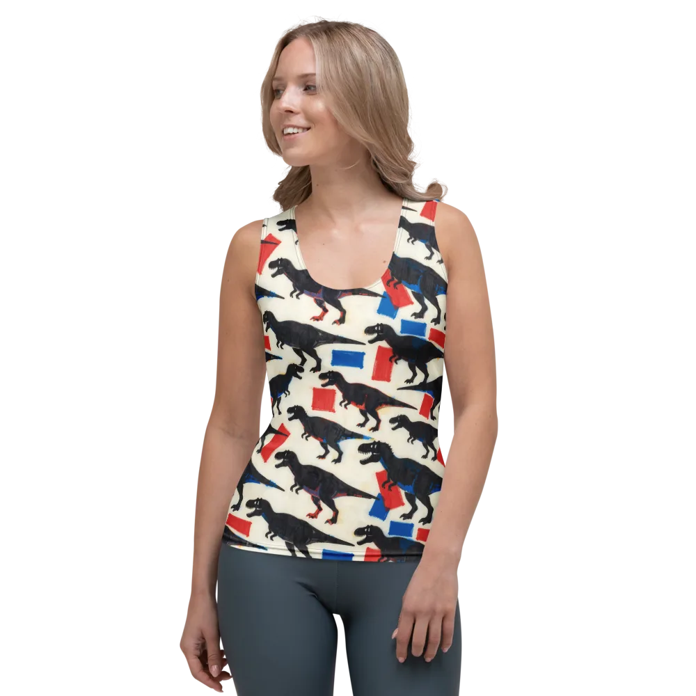 Cretaceous Blocks on Women's Tank Top — Front