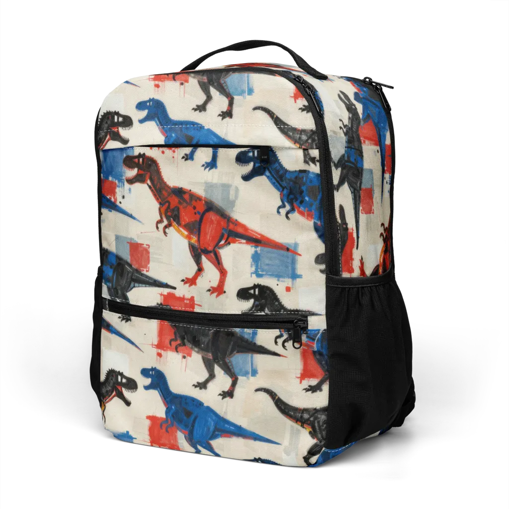Cretaceous Colorway on Utility Backpack — Left Front