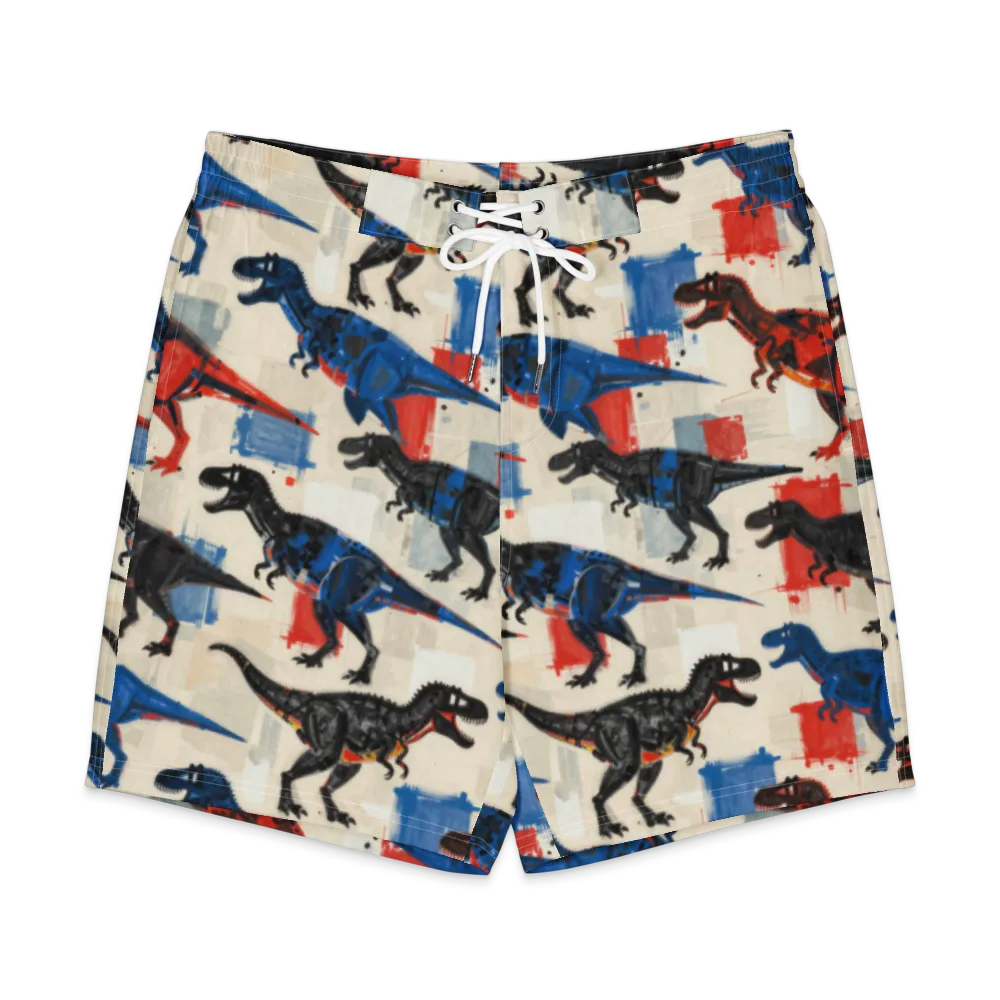 Cretaceous Colorway on Men's Board Shorts — Front