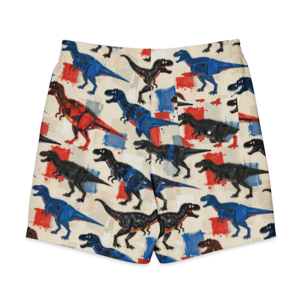 Cretaceous Colorway on Men's Board Shorts — Back
