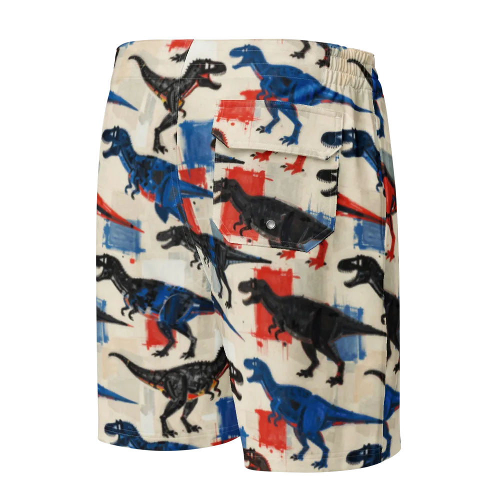 Cretaceous Colorway on Men's Board Shorts — Back