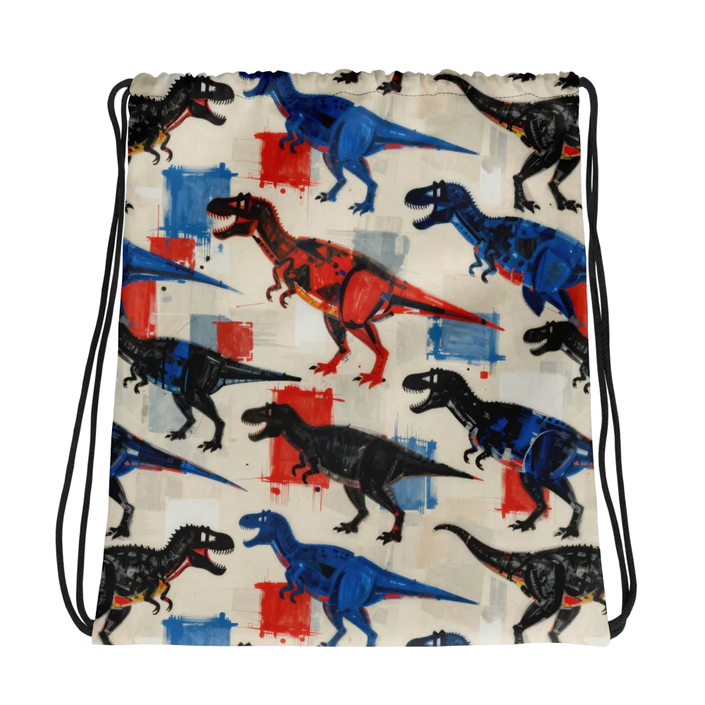 Cretaceous Colorway on Drawstring Bag — Photo