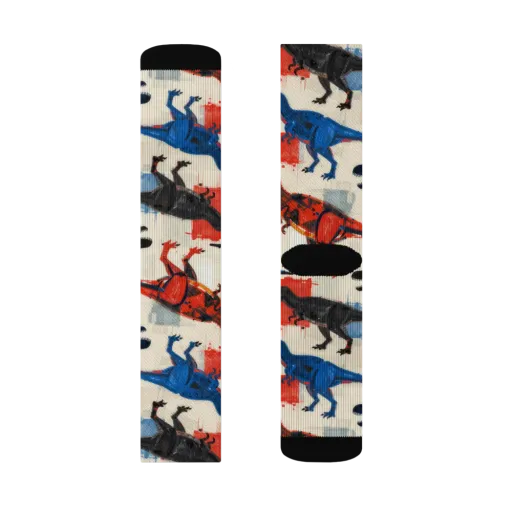 Cretaceous Colorway on a Socks