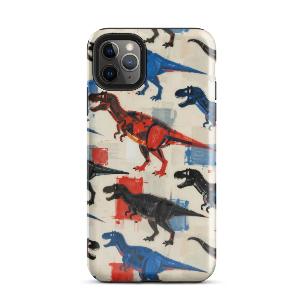 Cretaceous Colorway on Tough Case for iPhone® — Front