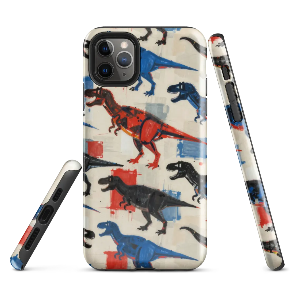 Cretaceous Colorway on Tough Case for iPhone® — Front