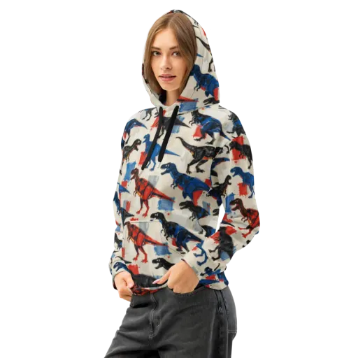 Cretaceous Colorway on a Cotton Hoodie