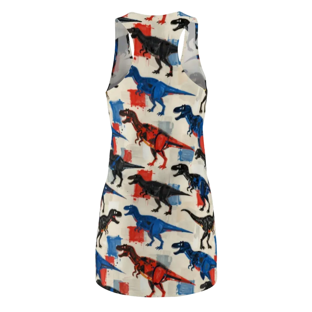 Cretaceous Colorway on Racerback Dress — Back