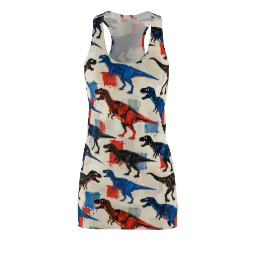 Cretaceous Colorway on a Racerback Dress