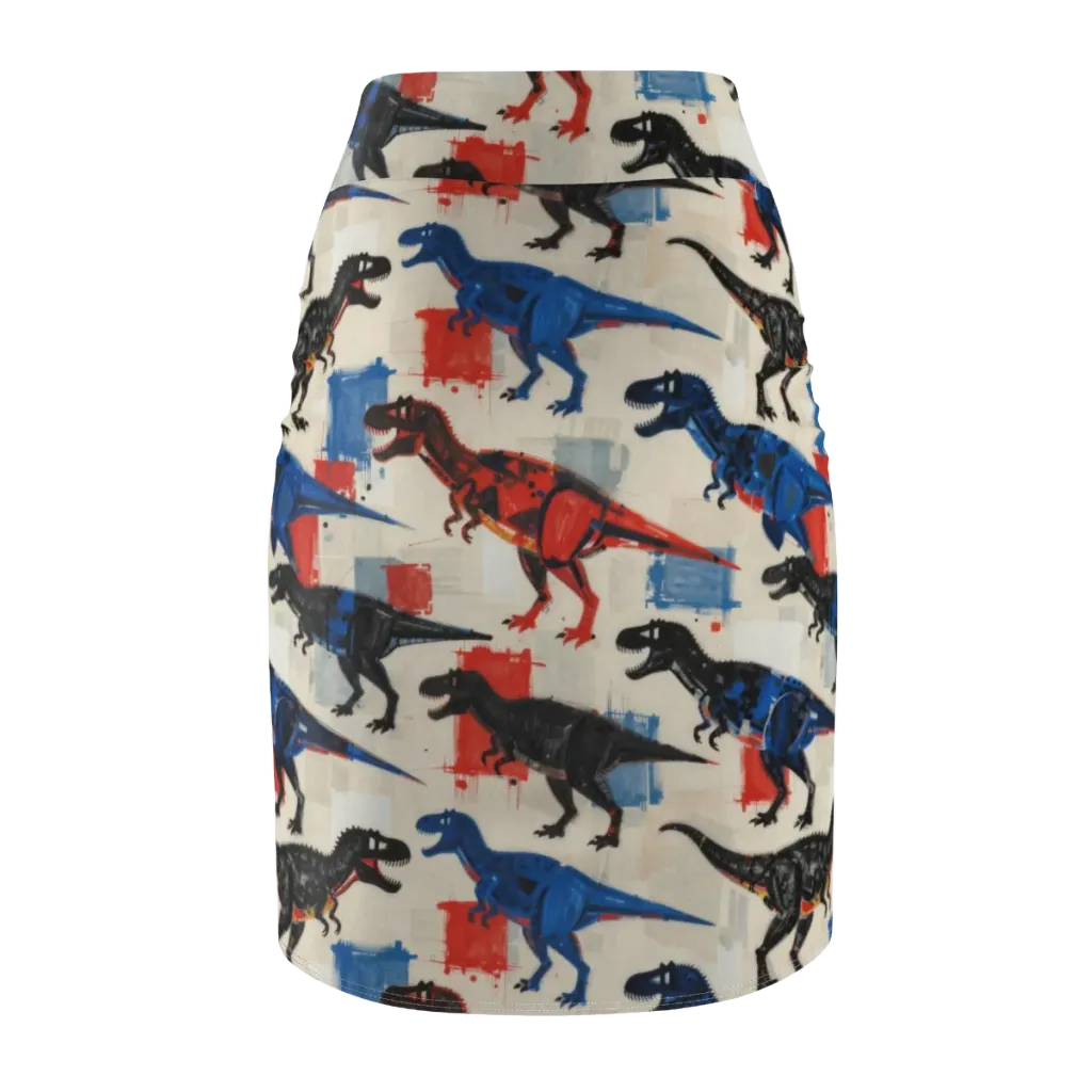Cretaceous Colorway on Pencil Skirt — Back