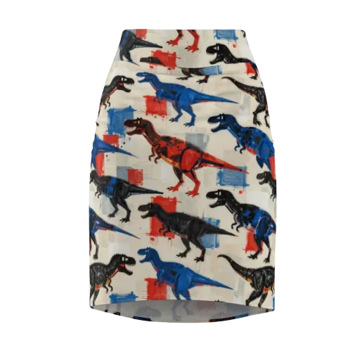 Cretaceous Colorway on a Pencil Skirt