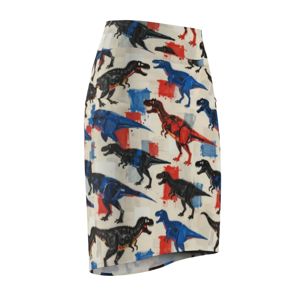 Cretaceous Colorway on Pencil Skirt — Front Side