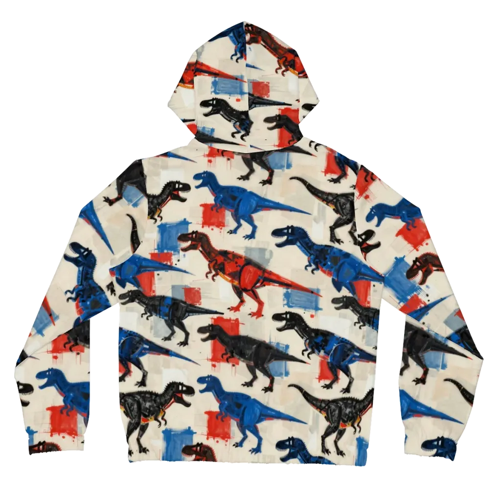 Cretaceous Colorway on Women's Full-Zip Hoodie — Back