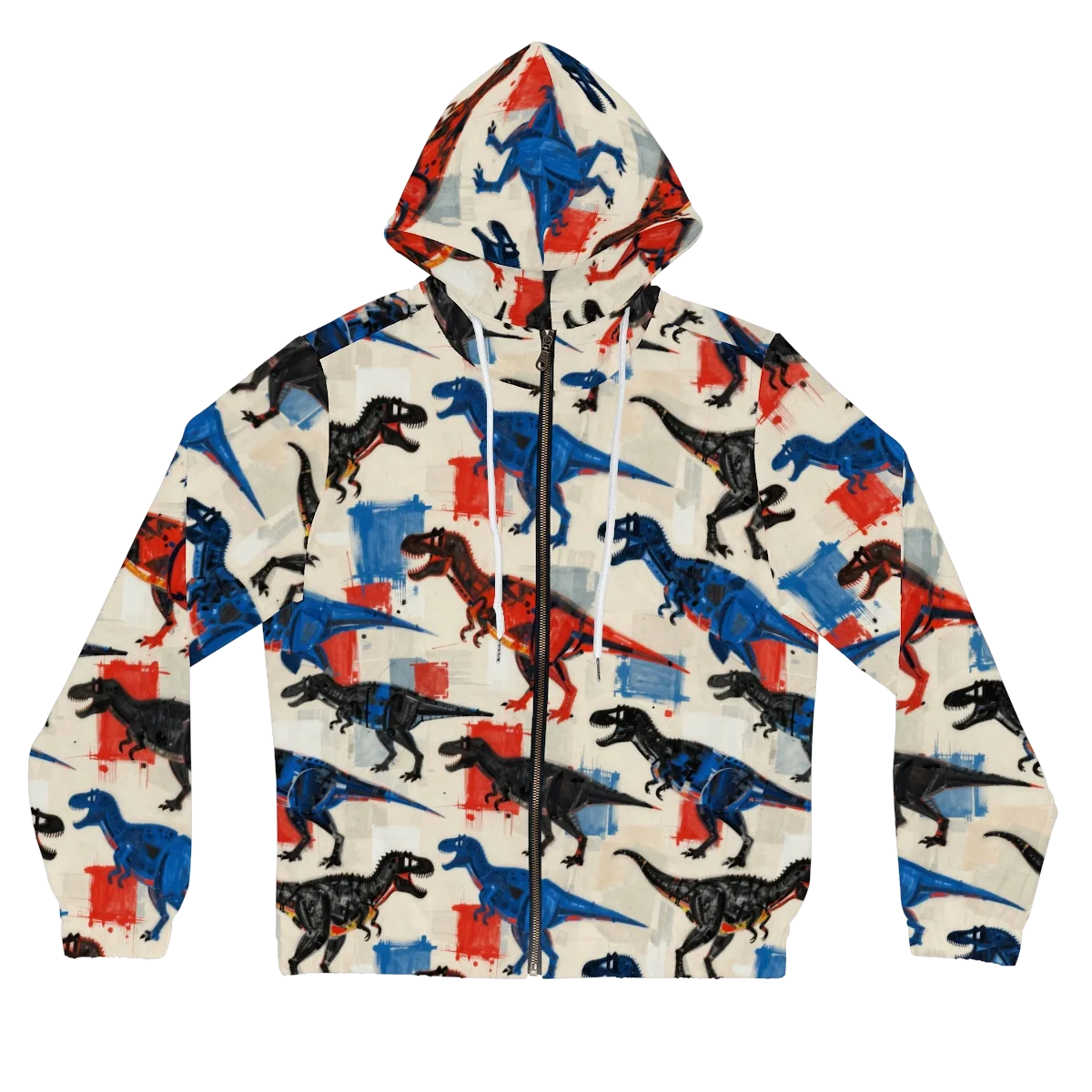 Cretaceous Colorway on Women's Full-Zip Hoodie — Front