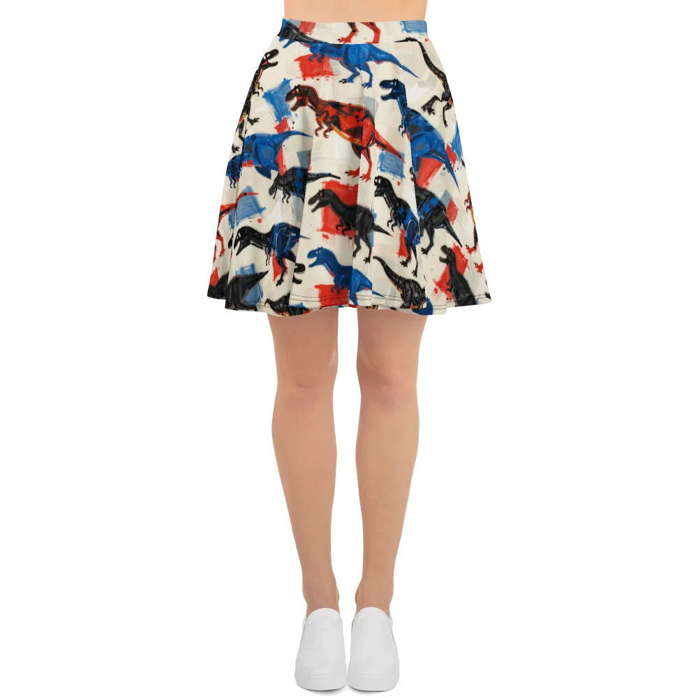 Cretaceous Colorway on Skater Skirt — Front