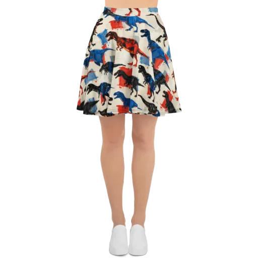 Cretaceous Colorway on a Skater Skirt