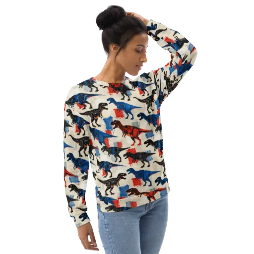 Cretaceous Colorway on a Sweatshirt