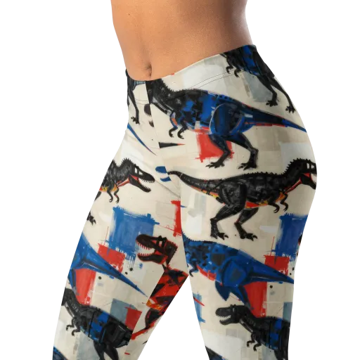 Cretaceous Colorway on a Leggings