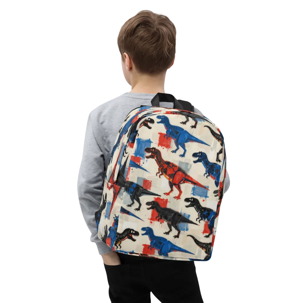 Cretaceous Colorway on Minimalist Backpack — Zoomed-in