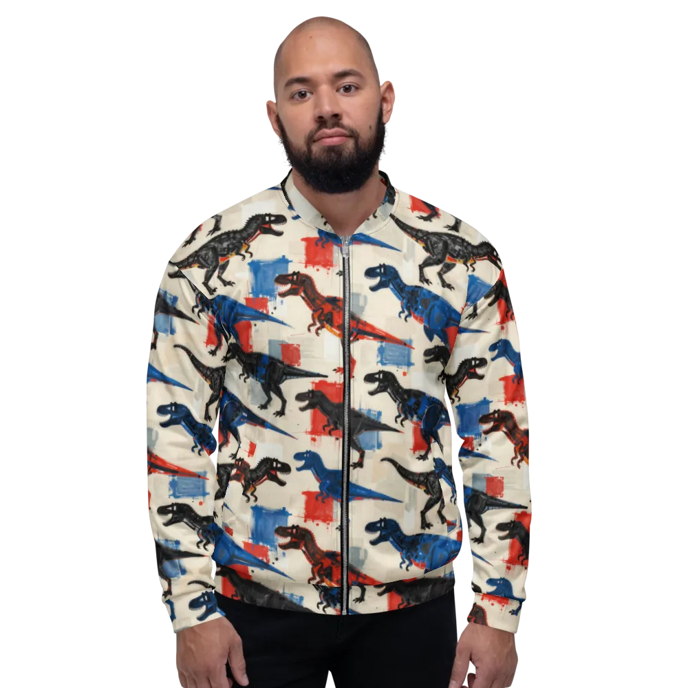 Cretaceous Colorway on Bomber Jacket — Front