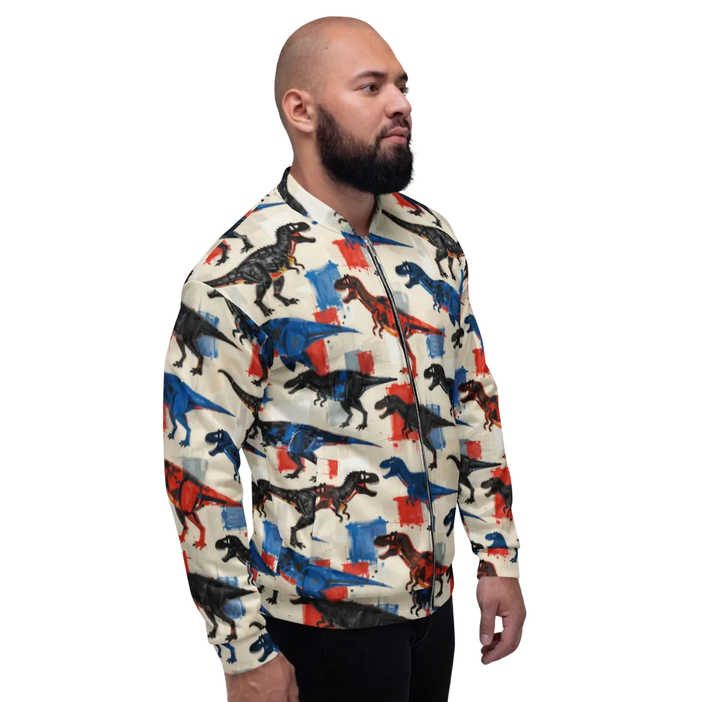Cretaceous Colorway on Bomber Jacket — Right
