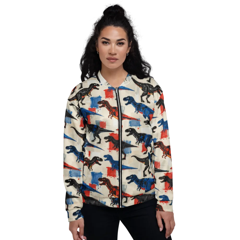 Cretaceous Colorway on Bomber Jacket — Front